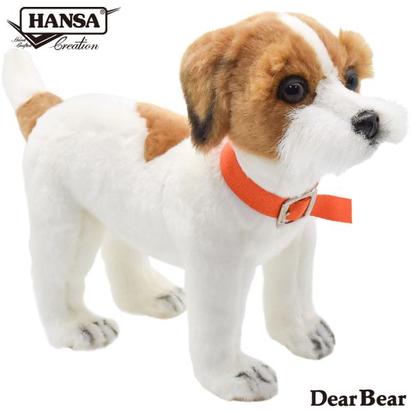 BH5901 ジャックラッセルテリア HANSA　じゃっくらっせるてりあ いぬ イヌ 犬 ぬいぐるみ...