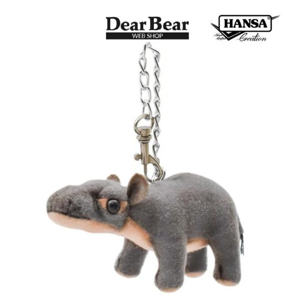 BH6417 カバ キーチェーン HANSA　かば 河馬 キーホルダー リアル 爆買 母の日
