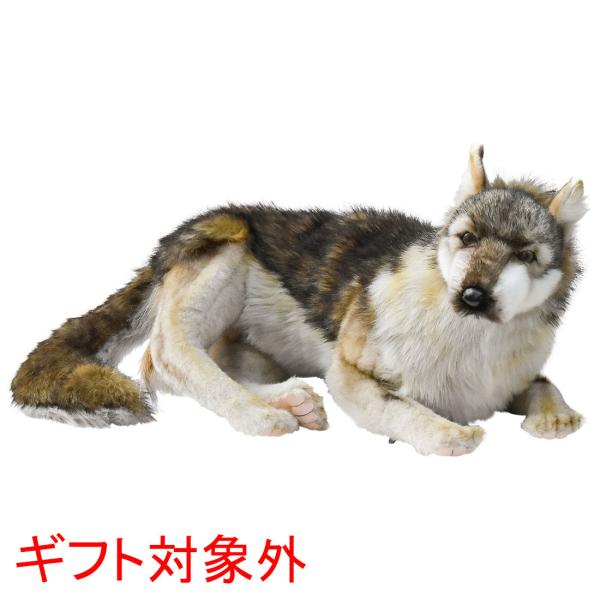 BH6762 オオカミ HANSA　おおかみ 狼 ぬいぐるみ リアル 爆買 母の日