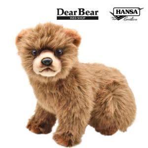 HANSA クマ（仔）25 BEAR CUB BROWN ぬいぐるみ くま クマ 熊 : HONDA