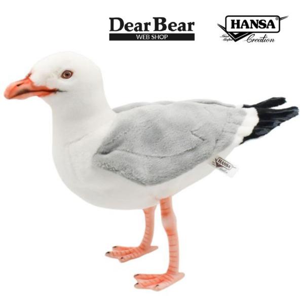 BH7259 カモメ HANSA　かもめ 鴎 とり トリ 鳥 ぬいぐるみ リアル 爆買 母の日
