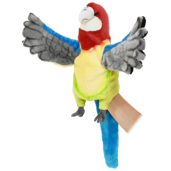 BH7351 ナナクサインコ ハンドパペット HANSA　ななくさいんこ とり トリ 鳥 リアル 爆...