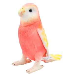 BH7637 アキクサインコ HANSA　あきくさいんこ とり トリ 鳥 ぬいぐるみ リアル おもちゃ 置物｜dearbear