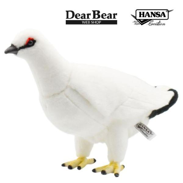 BH7642 ライチョウ 冬 HANSA　らいちょう 雷鳥 とり トリ 鳥 ぬいぐるみ リアル 爆買...
