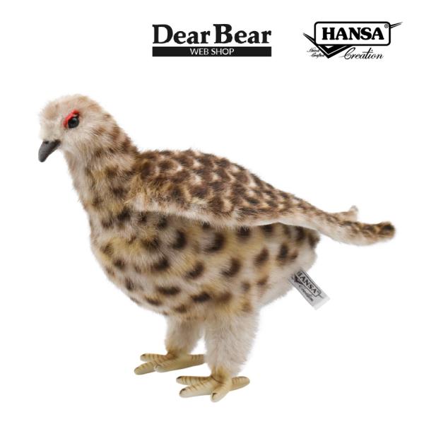 BH7647 ライチョウ 夏 HANSA　らいちょう 雷鳥 とり トリ 鳥 ぬいぐるみ リアル 爆買...