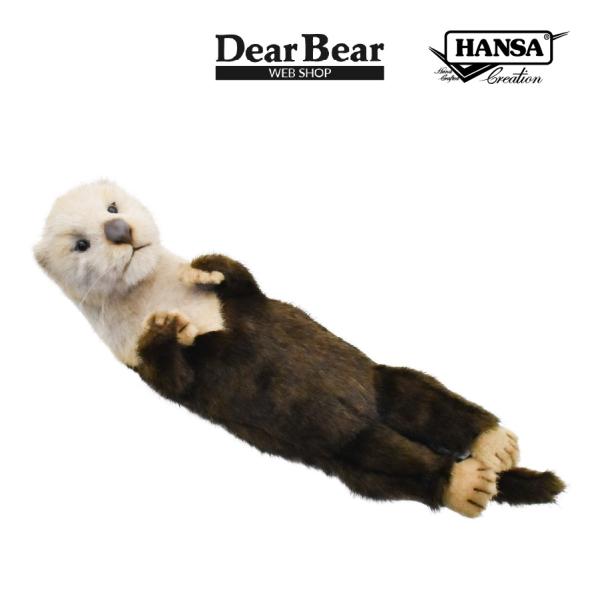 BH8145 ラッコ HANSA　らっこ 海獺 ぬいぐるみ リアル