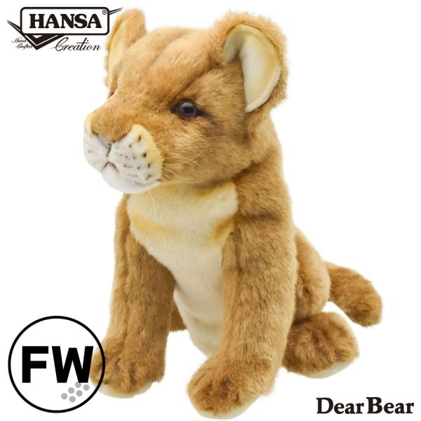 BH8183 ゴルフ ヘッドカバー フェアウェイウッド ライオン 仔 HANSA　らいおん リアル ...