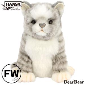 BH8265 ゴルフ ヘッドカバー フェアウェイウッド ネコ グレー HANSA　ねこ 猫 リアル 爆買 母の日