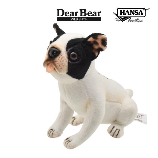 BH8413 ティーカップ フレンチブルドッグ HANSA　ふれんちぶるどっぐ いぬ イヌ 犬 ぬい...