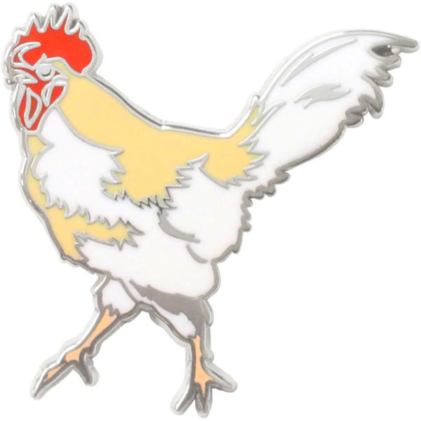 ピンズ ニワトリ 動物 ピンバッジ ブローチ にわとり 鶏 プレゼント アニマルフレンズ 爆買 母の...
