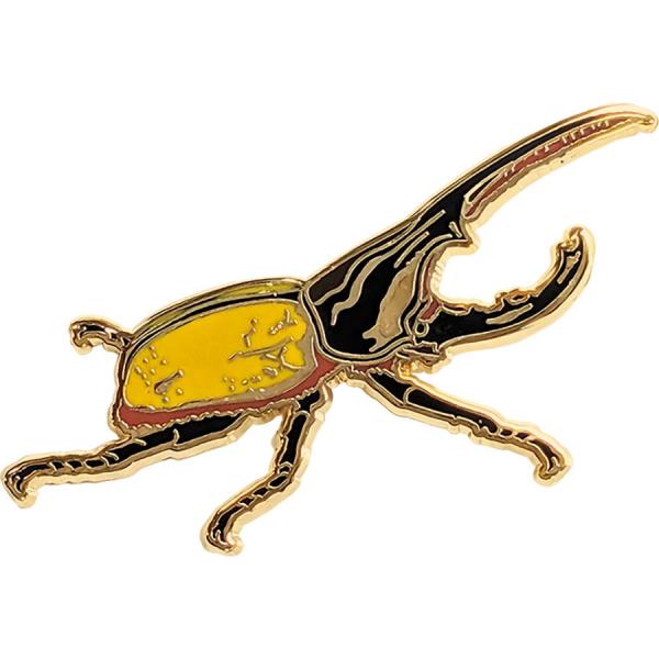 ピンズ ヘラクレスオオカブト 動物 ピンバッジ ブローチ  プレゼント アニマルフレンズ