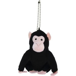 マスコットキーチェーン チンパンジー 動物 ボールチェーン ぬいぐるみ