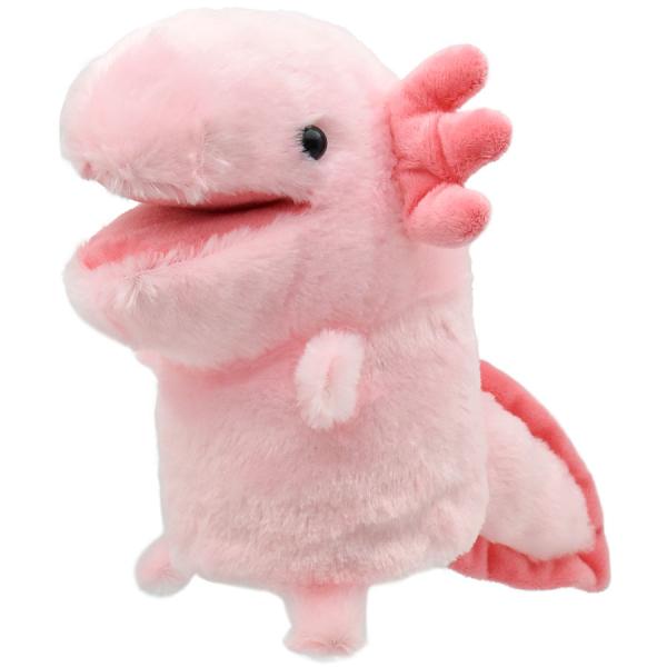 パペット ウーパールーパー 新作 ぬいぐるみ ハンドパペット お手頃 景品 水族館 動物園 プレゼン...