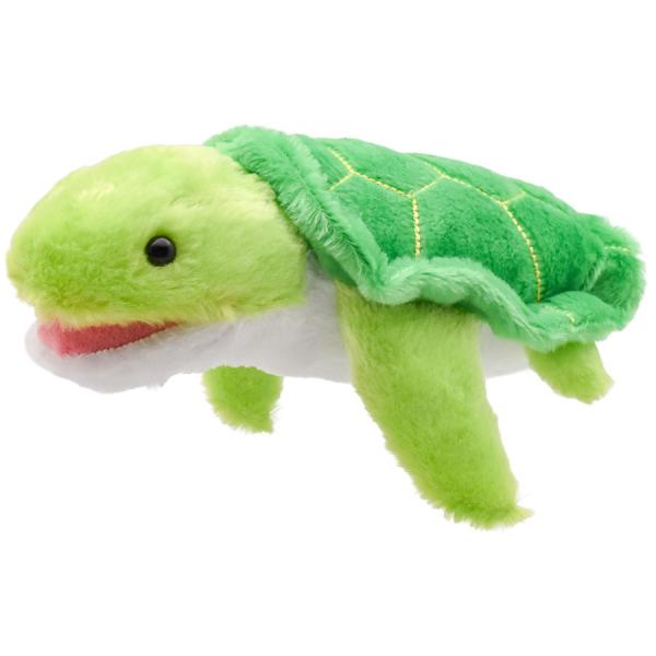 パペット ウミガメ 新作 ぬいぐるみ ハンドパペット お手頃 景品 水族館 動物園 カメ かめ 亀 ...