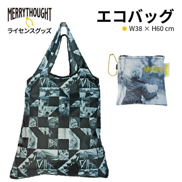メリーソート エコバッグ ブラック ポケット付き 雑貨 ブランド イギリス プレゼント ギフト