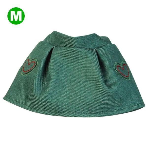 ぬいぐるみ 洋服 デニムスカート ブルー M 春夏秋冬 ベアウェア 着せ替え ぬい服 プレゼント ハ...