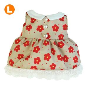 べアウェア ワンピース フラワー L ぬいぐるみ 服 洋服