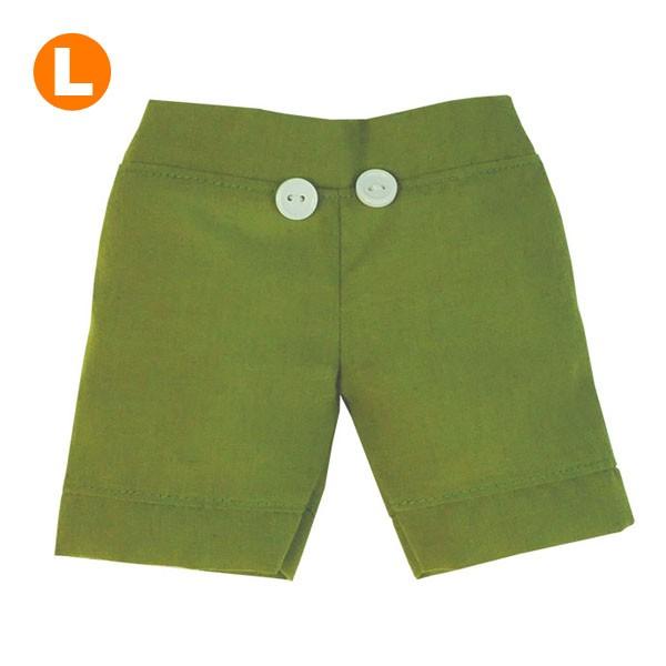 ぬいぐるみ 洋服 パンツ カーキ L 春夏秋冬 ベアウェア 着せ替え ぬい服 プレゼント