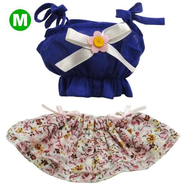 ぬいぐるみ 洋服 スイムスーツ フラワー M 春夏 ベアウェア 着せ替え ぬい服 プレゼント 水着
