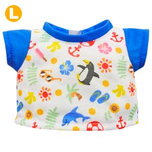 べアウェア Tシャツ ブルー L ぬいぐるみ 服 洋服 衣装