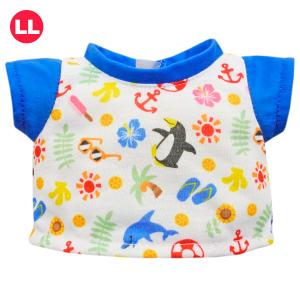 べアウェア Tシャツ ブルー LL ぬいぐるみ 服 洋服 衣装