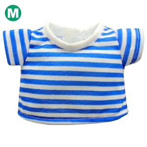 ぬいぐるみ 洋服  Ｔシャツ ボーダーブルー Ｍ 春夏22