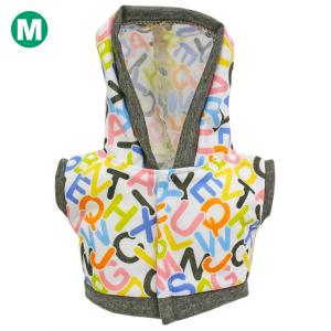 ぬいぐるみ 洋服 新作 パーカー アルファベット M