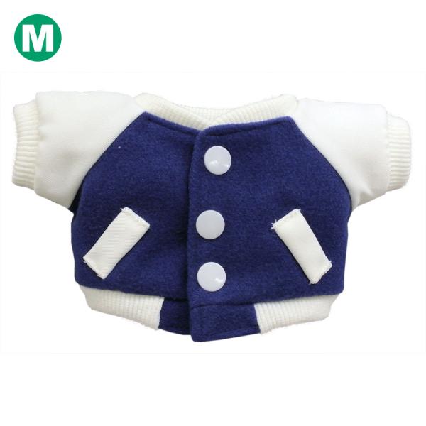 ぬいぐるみ 洋服 スタジアムジャンパー ブルー M 秋冬24新作 ベアウェア 着せ替え ぬい服 プレ...