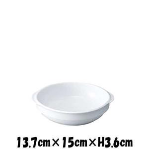 18cmTN丸グラタン オーブン対応グラタン皿ドリア皿 白い陶器磁器の耐熱