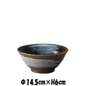 黒ストライプ飯碗 お茶碗ミニ丼 陶器磁器の食器 おしゃれな業務用和