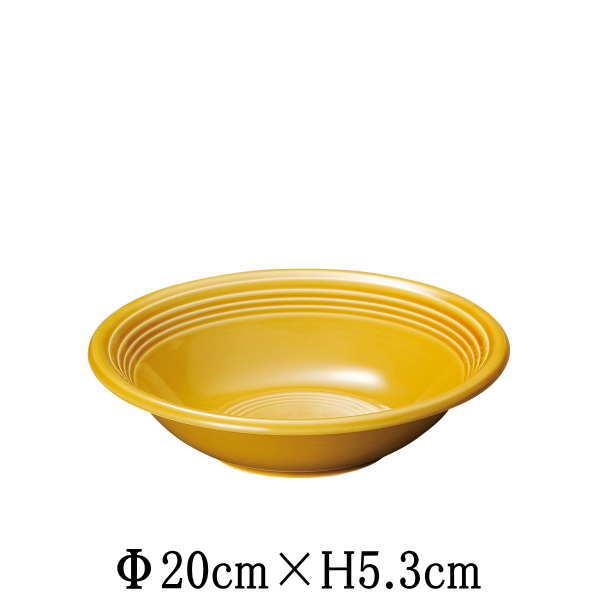 ORBITオービット　20cmスープボウル　メローアンバー　日本製　国内産　洋食器　おしゃれな業務用...