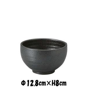 黒ストライプ飯碗 お茶碗ミニ丼 陶器磁器の食器 おしゃれな業務用和