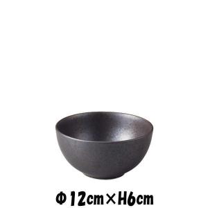 荒刷毛 手びねり4.0浅鉢 黒 陶器磁器の食器 おしゃれな業務用和食器 お