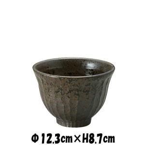 黒ストライプ飯碗 お茶碗ミニ丼 陶器磁器の食器 おしゃれな業務用和