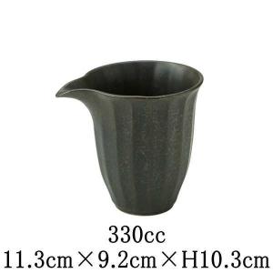 酒器 越前焼 実生窯 新藤聡子作 1合片口 青3 : 越前福井の地酒 やま甚