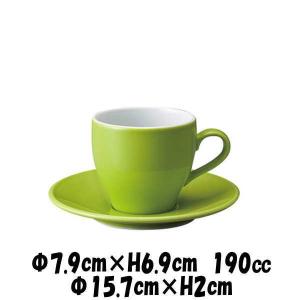 Eurasia Gエスプレッソカップ＆Eurasia Gエスプレッソソーサー 緑