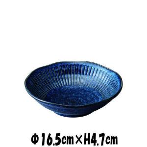 荒刷毛 手びねり4.0浅鉢 黒 陶器磁器の食器 おしゃれな業務用和食器 お