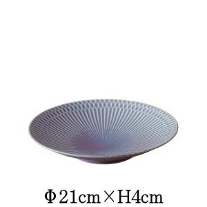 小澤基晴 *ブロンズ しのぎ 7寸皿*ブラウン茶プレート器うつわ食器