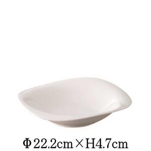 スイング 19cm丸皿 割れにくい強化硬質磁器 白い陶器磁器の食器