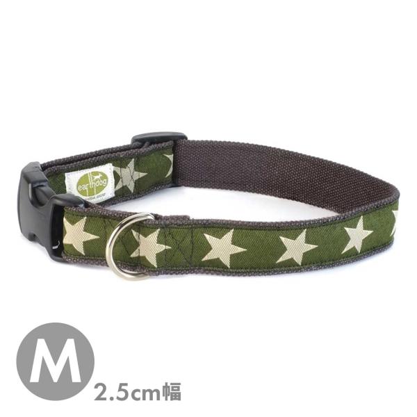 訳あり アースドッグ デコラティブヘンプ アジャスタブルカラー 2.5cm幅 M コーディ 中型犬 ...