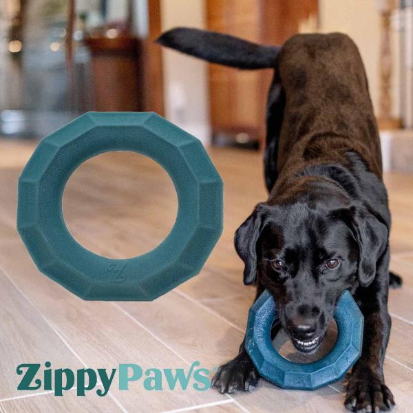 大型犬 おもちゃ リング ジッピーパウズ タフプラス エメラルドリング ジッピータフ ZippyPa...