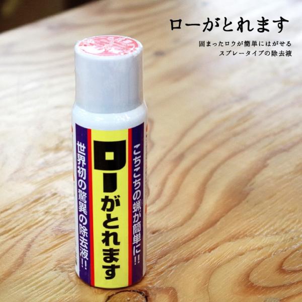 仏具 小物 蝋剥がし ローがとれます 蝋 除去液 ろうそく立てと一緒に