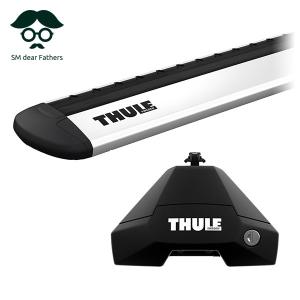 THULE ジューク（H22/6〜）専用ベースキャリアセット フット7105+ウイングバー EVO7112+キット5130 スーリー カーキャリア ルーフキャリア｜dearfathers