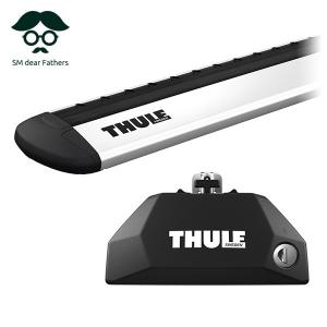 THULE ヤリスクロス（ダイレクトルーフレール付き R2/8〜）専用ベースキャリアセット フット7106+ウイングバー EVO7111+キット6114 スーリー カーキャリア｜dearfathers