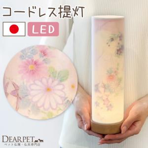 ペット 盆提灯 月の光 コードレス 和照灯 1点...の商品画像