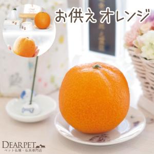 ペット仏具 お供え オレンジの商品画像