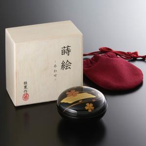 ポイント5倍 ペット 分骨 ミニ骨壷 蒔絵-あわせ- ペット供養 ペットの骨 毛 歯などをおさめる 和風 桜特集