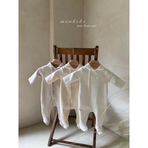 monbebe ロンパース 新生児服 退院着 hemil suit ベビー 赤ちゃん 秋 冬 韓国子...