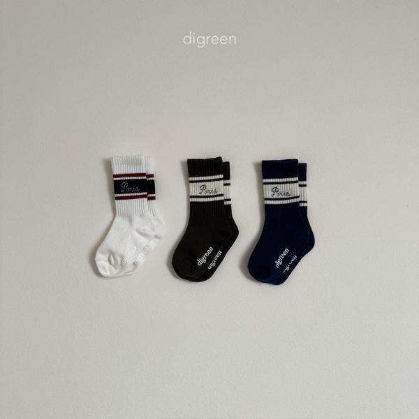 digreen キッズ 靴下 paris socks (3set) 男の子 女の子 べ幼児 おしゃれ...