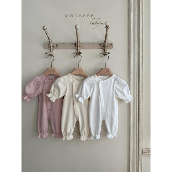 monbebe ロンパース 新生児服 退院着 Jacquard suit ベビー 赤ちゃん 夏 韓国...
